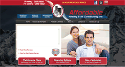 Desktop Screenshot of affordablehvac.com